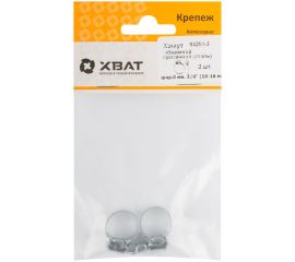 Хомут червячный, обжимной, сталь