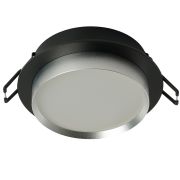 Светильник встраиваемый Feron DL507 потолочный GX53 черный + серебро круг