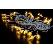 Гирлянда Винтаж TeamProf 10м, 20 ламп, 220В, ТЁПЛ.БЕЛЫЙ, белая резина