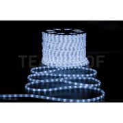 Светодиодный дюралайт TeamProf, 2-х проводной, матовый белый, кратность резки 1 метр, диаметр 13 мм, 220 В, 100 м