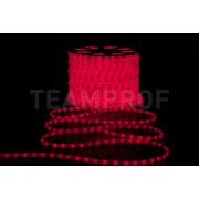 Светодиодный дюралайт TeamProf, 2-х проводной, матовый красный, кратность резки 1 метр, диаметр 13 мм, 220 В, 100 м