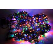 Светодиодная гирлянда TeamProf 5 Нитей по 20 м, 1000 LED, 24 В, мультицветовая, чёрный провод