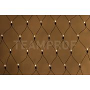 Светодиодная сетка TeamProf 2*2 м, влагозащитный колпачок, тёплая белая, 256 LED, 220 B, чёрный провод