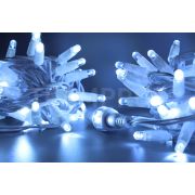 Светодиодная гирлянда TeamProf 10 м, 100 LED, 220В, соединяемая, влагозащитный колпачок, белая, белый провод