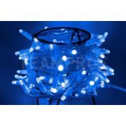 Светодиодная гирлянда TeamProf 10 м, 100 LED, 24В, соединяемая, влагозащитный колпачок, синяя, белый провод
