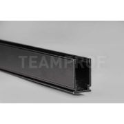 Профиль алюминиевый для гибкого неона TPF-FX816-120-220V, длина 2м. Черный.