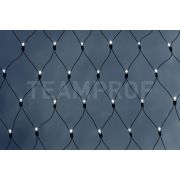 Светодиодная сетка TeamProf 2*2 м, влагозащитный колпачок, белая, 256 LED, 220 B, чёрный провод