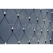 Светодиодная сетка TeamProf 2*3 м, влагозащитный колпачок, белая, 384 LED, 220 B, чёрный провод