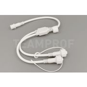 Разветвитель универсальный, 2  pin, 1-2, белый. Для: нитей 10 м, бахромы, занавесов