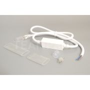 Комплект подключения для дюралайта (TPF-DL-2W-100-240), до 50 метров, без вилки подключения, белый провод