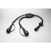 Разветвитель универсальный, 2  pin, 1-2, чёрный. Для: нитей 10 м, бахромы, занавесов