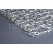 Гибкая сетка ПВХ декоративная, ПРОЗРАЧНАЯ.
