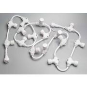 Соединительная шина, 2 pin, Т-образный коннектор, 2 м, 16 лучей, белая