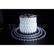 Светодиодный дюралайт TeamProf, 2-х проводной, белый, кратность резки 2 метра, диаметр 10 мм, 220 В, 100 м