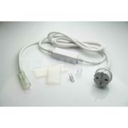 Комплект подключения для дюралайта TPF-DL-2W-100-10mm-240, до 100 метров, белый провод