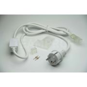 Комплект подключения для гибкого неона TPF-FX816D-120-220V, до 50 метров, белый провод