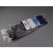 Кабельные стяжки 3.6*250 мм чёрные (100 шт, морозостойкие, УФ-стойкие)