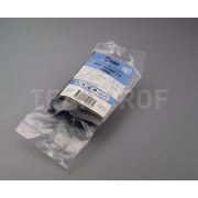 Кабельные стяжки 2.5*100 мм чёрные (100 шт, морозостойкие, УФ-стойкие)