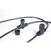 Соединительная шина, 2 pin, Т-образный коннектор, 50 м, 40 лучей, чёрный