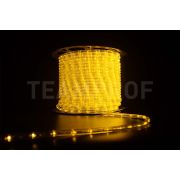 Светодиодный дюралайт TeamProf, 2-х проводной, жёлтый, кратность резки 2 метра, диаметр 10 мм, 220 В, 100 м