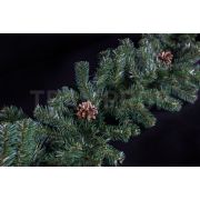 Гирлянда хвойная Сибирская зелёная, диаметр 25 см, длина 270 см, количество веток 200 шт, количество шишек 6 шт
