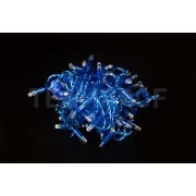 Светодиодная гирлянда TeamProf 10 м, 100 LED, 24 В, соединяемая, мерцающая, влагозащитный колпачок, синяя, синий провод