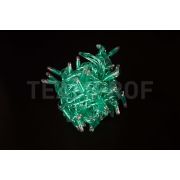 Светодиодная гирлянда TeamProf 10 м, 100 LED, 24 В, соединяемая, мерцающая, влагозащитный колпачок, зелёная, зелёный провод