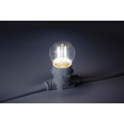 Светодиодная лампа для Белт-лайта TeamProf, 2 Вт, цоколь Е27, d=45 мм, филамент, дневная белая