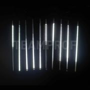 Комплект «Тающие сосульки» 10 шт., 24В, 10*0.8м, БЕЛЫЙ, черный провод, без блока питания.