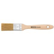 MASTER COLOR Кисть флейцевая, толщ. 14,4 мм, 50% ПБT/50% светлая натур. щетина, нерж. обжим, ширина 30 мм