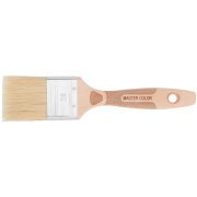 MASTER COLOR Кисть флейцевая, толщ. 16 мм, 70% ПБT/30% светлая натур. щетина, нерж. обжим, буковая ручка, ширина 50 мм
