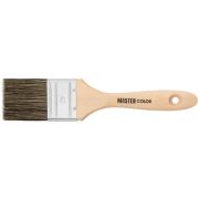 MASTER COLOR Кисть флейцевая, ширина 50 мм,  толщина 16 мм, 50% ПБT/50%  чер. натур. щетина, нержавеющий обжим.