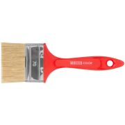 MASTER COLOR Кисть флейцевая, толщ. 16 мм, 70% ПБT/30% светлая натур. щетина, нерж.обжим, пласт. ручка, ширина 70 мм
