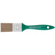 MASTER COLOR Кисть флейцевая, толщ. 11 мм, 70% ПЭT/30% натур. щетина, нерж.обжим, пласт.ручка, ширина  30 мм