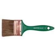 MASTER COLOR Кисть флейцевая, толщ. 11 мм, 70% ПЭT/30% натур. щетина, нерж.обжим, пласт.ручка, ширина  40 мм