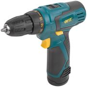 FIT Дрель-Шуруповерт акк. 12 В; 0-650 об/мин; 15 Нм; 1 (Li-Ion) 1,3 Ач; 1 ч.; рез. накл.; коробка