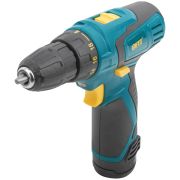 FIT Дрель-Шуруповерт акк. 12 В; 0-350/1100 об/мин; 20 Нм; 2 (Li-Ion) 1,3 Ач; 1 ч.; рез. накл.; кейс