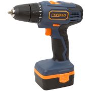 MAX-PRO MAX-PRO Дрель-Шуруповерт аккумуляторная 12 В; 2-х скор. 0-350/0-1100 об/мин; 10 мм; 27 Нм; 2 батареи (Ni-Cd) х1,5 Ач; 15+1; 1 ч.; регулировка оборотов
