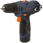 MAX-PRO MAX-PRO Дрель-Шуруповерт аккумуляторная 12 В; 0-350/0-1300 об/мин; 10 мм; 26 Нм; 2 батареи (Li-Ion) х1,3 Ач; 17+1; 1 ч.; регулировка оборотов; резинов