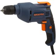 MAX-PRO MAX-PRO Дрель электрическая 450 Вт; 0-2700 об/мин; быстрозажимной патрон 0,8-10 мм; 1,1 кг; резиновые вставки; кор.
