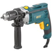FIT Дрель ударная  750 Вт; 0-3000 об/мин; КлП 13 мм; 2,4 кг; мет. корп.; рез. накл.; коробка
