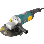 FIT Шлифмашина угловая 2500 Вт; 6500 об/мин; КлК 230 мм; 7,1 кг; арм.ротор; б/с щеток; рез.накл; плав.пуск; кор.