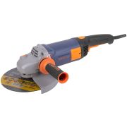 MAX-PRO MAX-PRO Шлифмашина угловая 2400 Вт; 6000 об/мин; защитный кожух 230 мм; антивибрационная ручка; дополнительные щетки; плавный пуск; поворотная рукоятк