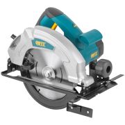 FIT Пила дисковая 1300 Вт; 4500 об/мин; 185/20 мм; 4,4 кг; жел. опора; рез. накл.; блок шпинд.; коробка
