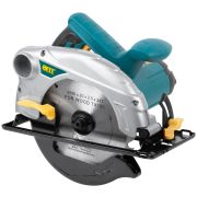 FIT Пила дисковая 1300 Вт; 4700 об/мин; 190/20 мм; 4,0 кг; жел. опора; рез. накл.; блок шпинд.; коробка