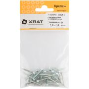 XВАТ Шурупы оцинкованные, универсальные 3.5 х 25 (фасовка 27 шт)