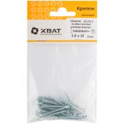 XВАТ Шурупы оцинкованные, универсальные 3.5 х 35 (фасовка 20 шт)