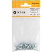 XВАТ Шурупы оцинкованные, универсальные 4.5 х 20 ( фасовка 21 шт.)