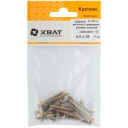 XВАТ Шурупы желтопассированные, универсальные 4 х 35 ( фасовка 17 шт.)
