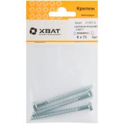 XВАТ Болт сантехнический DIN 571 6/70 ( фасовка 3 шт )